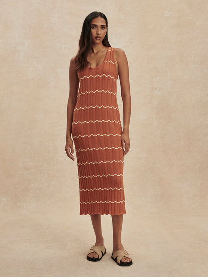 Yuna Scallop Knit Dress | Varley Best Price