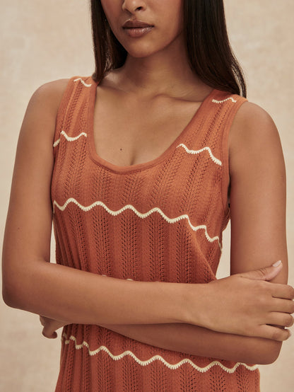 Yuna Scallop Knit Dress | Varley Best Price
