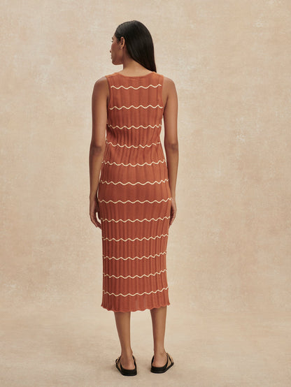 Yuna Scallop Knit Dress | Varley Best Price