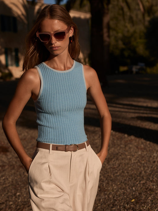 Hanson Rib Knit Tank Top | Varley Great Value