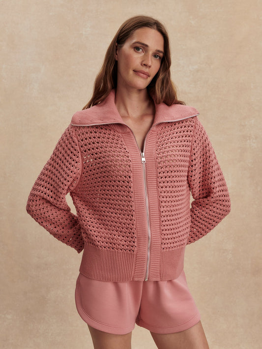 Eloise Zip-Through Knit | VARLEY US | Varley Best Seller
