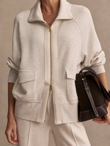 Roxbury Zip-Through Sweat | Varley Us | Varley Latest