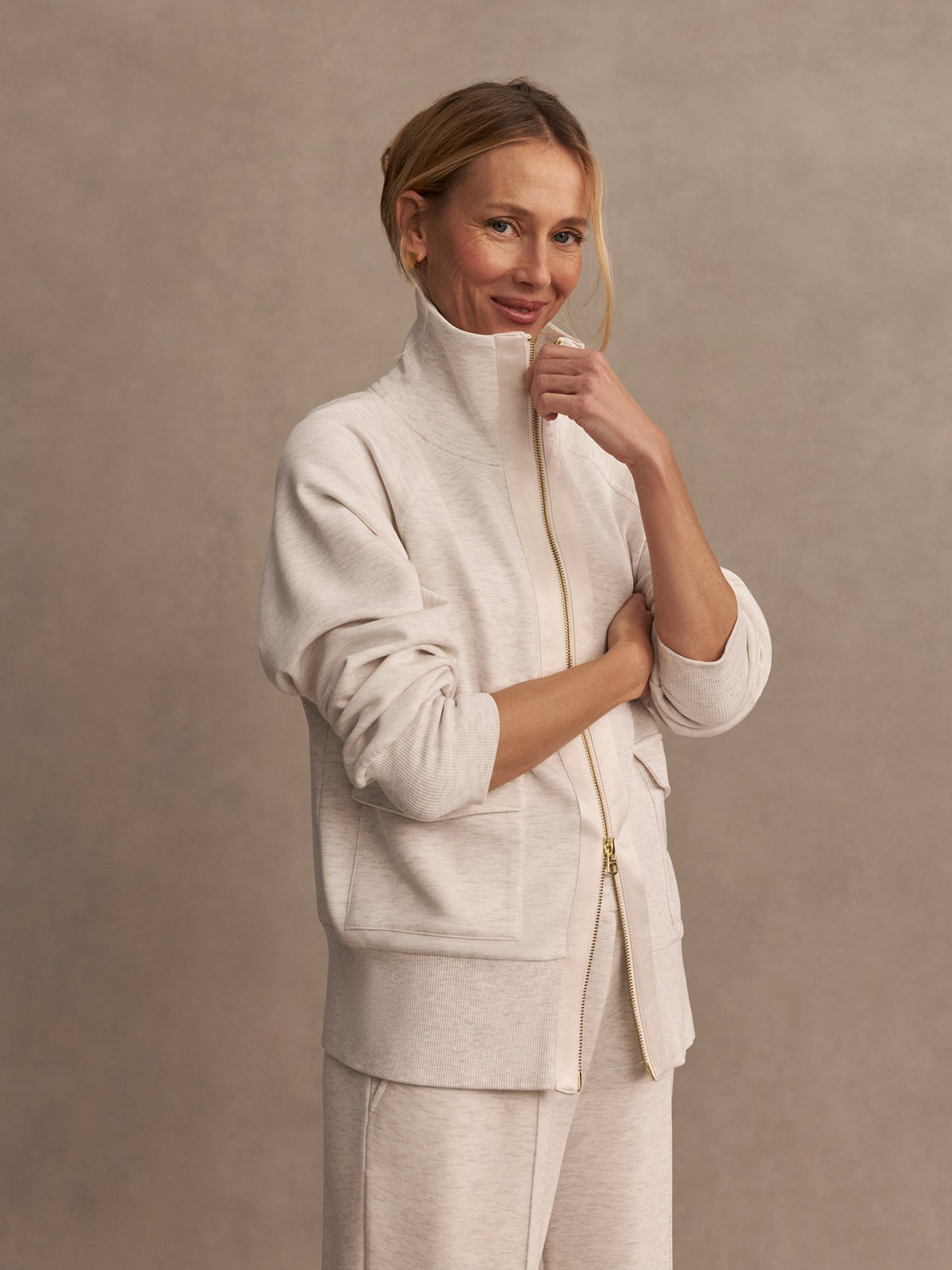 Roxbury Zip-Through Sweat | Varley Us | Varley Latest