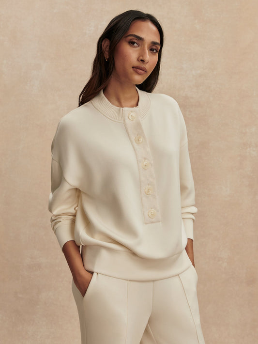 Reena Button Front Sweat | Varley Hot Sale