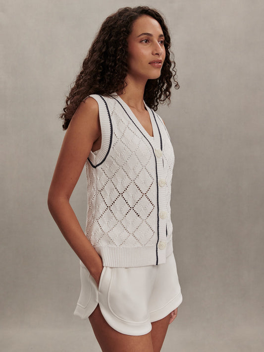 Tyla Button Through Vest | Varley Sale