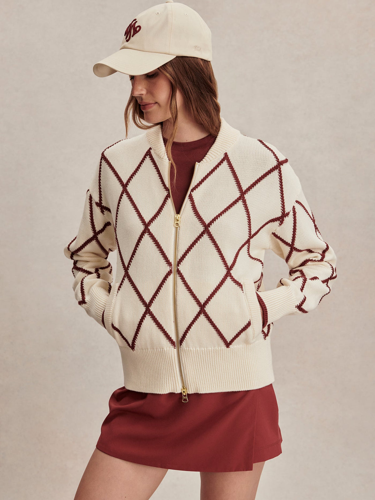 Nile Diamond Knit Jacket | Varley Latest