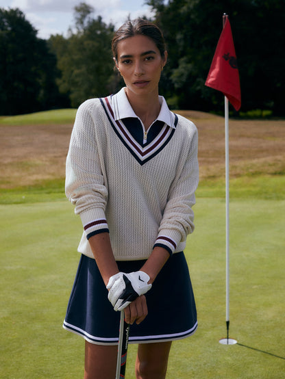 Maurice V-Neck Knit Sweater | Varley Featured