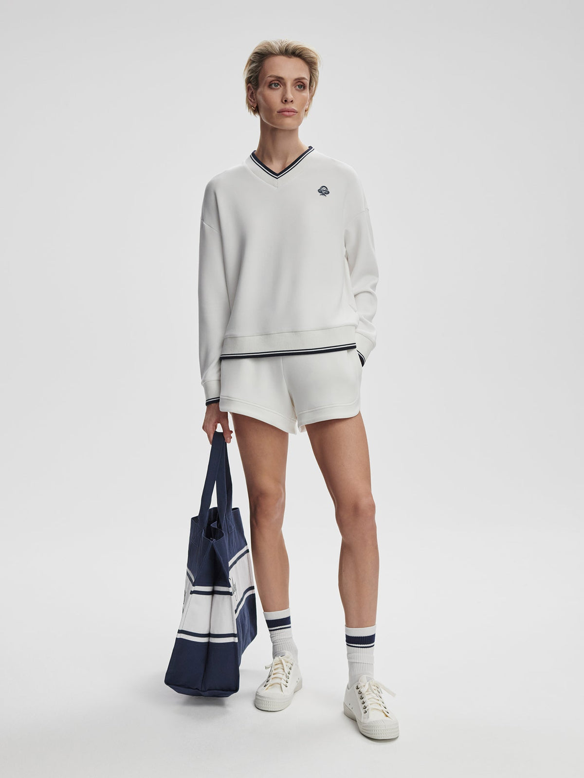 Iona V Neck Sweat | Varley Premium