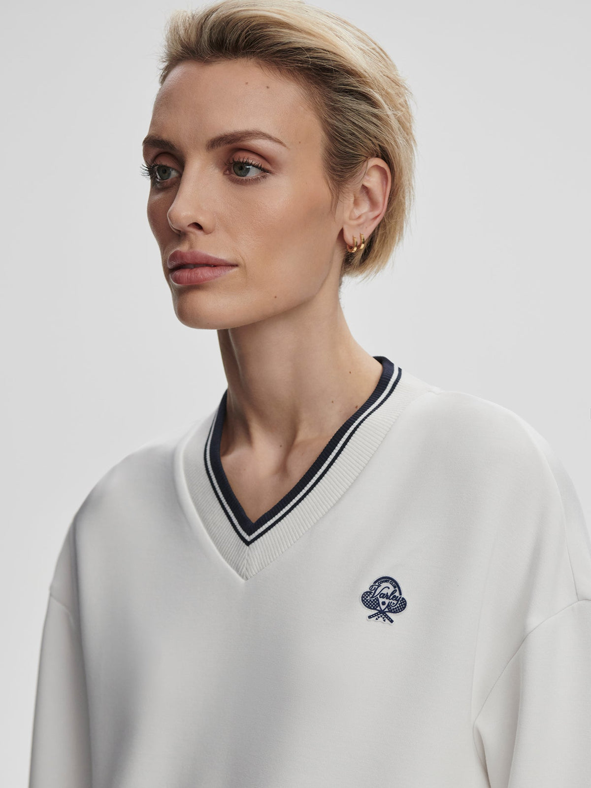 Iona V Neck Sweat | Varley Premium