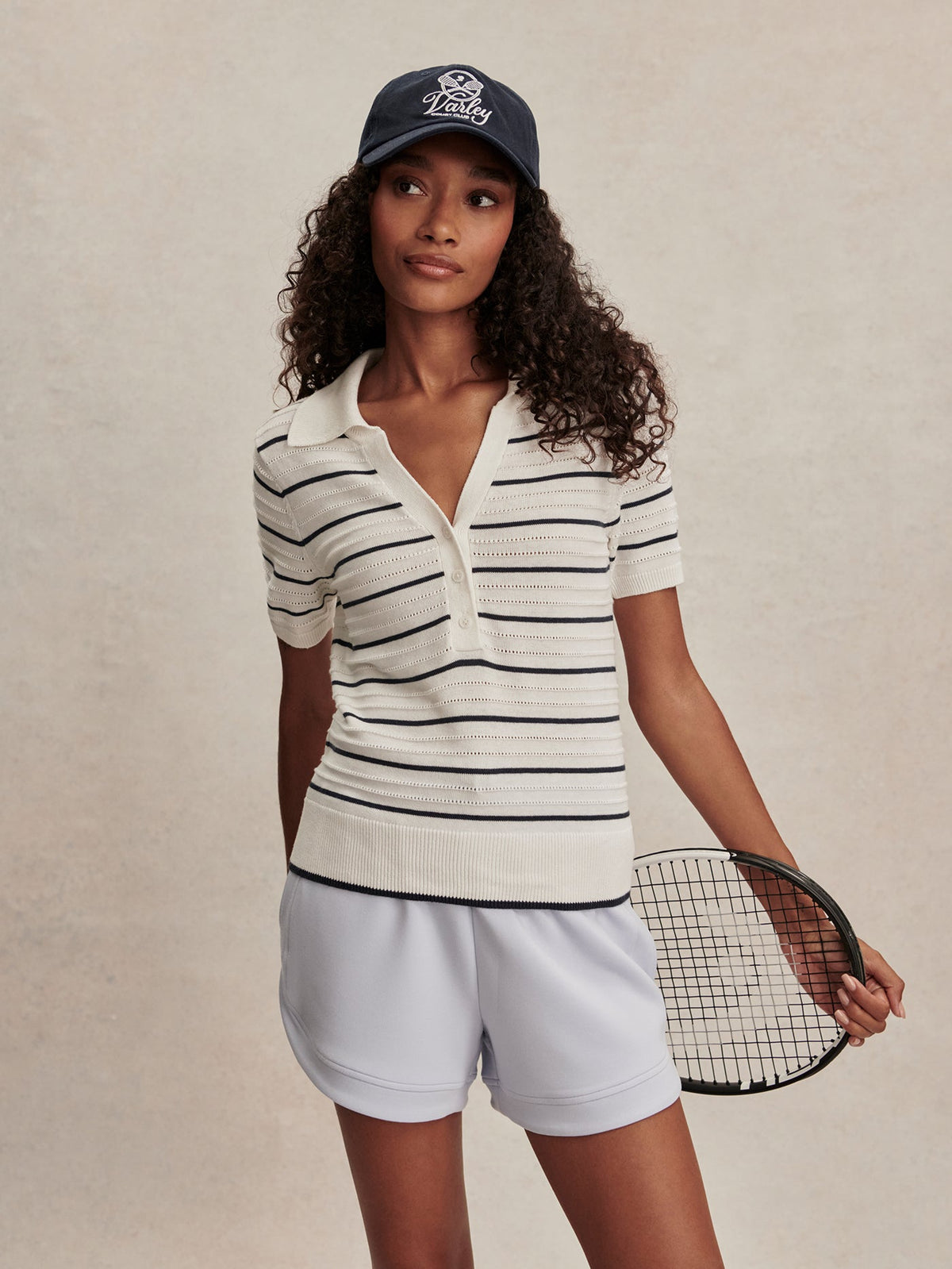 Wren Knit Polo | Varley Signature