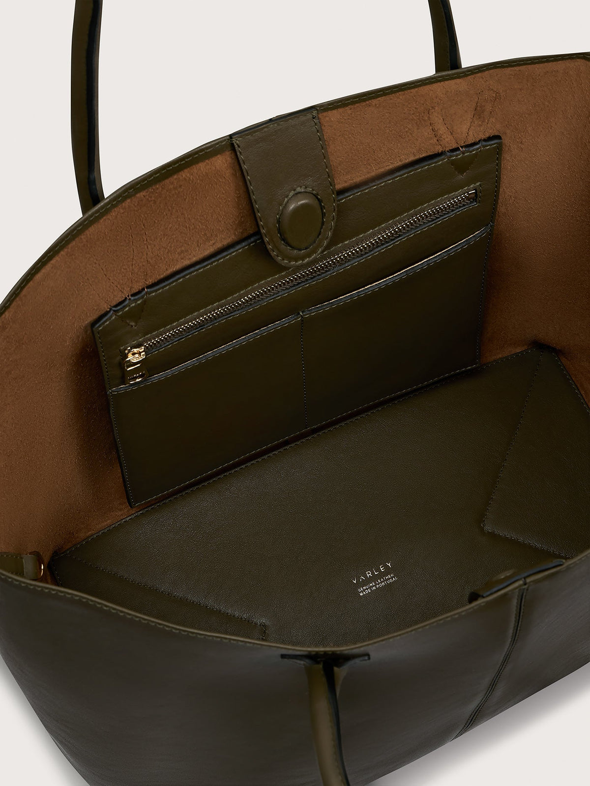 Loene Tote Bag Medium Leather - Refined Everyday Style | Varley Trusted