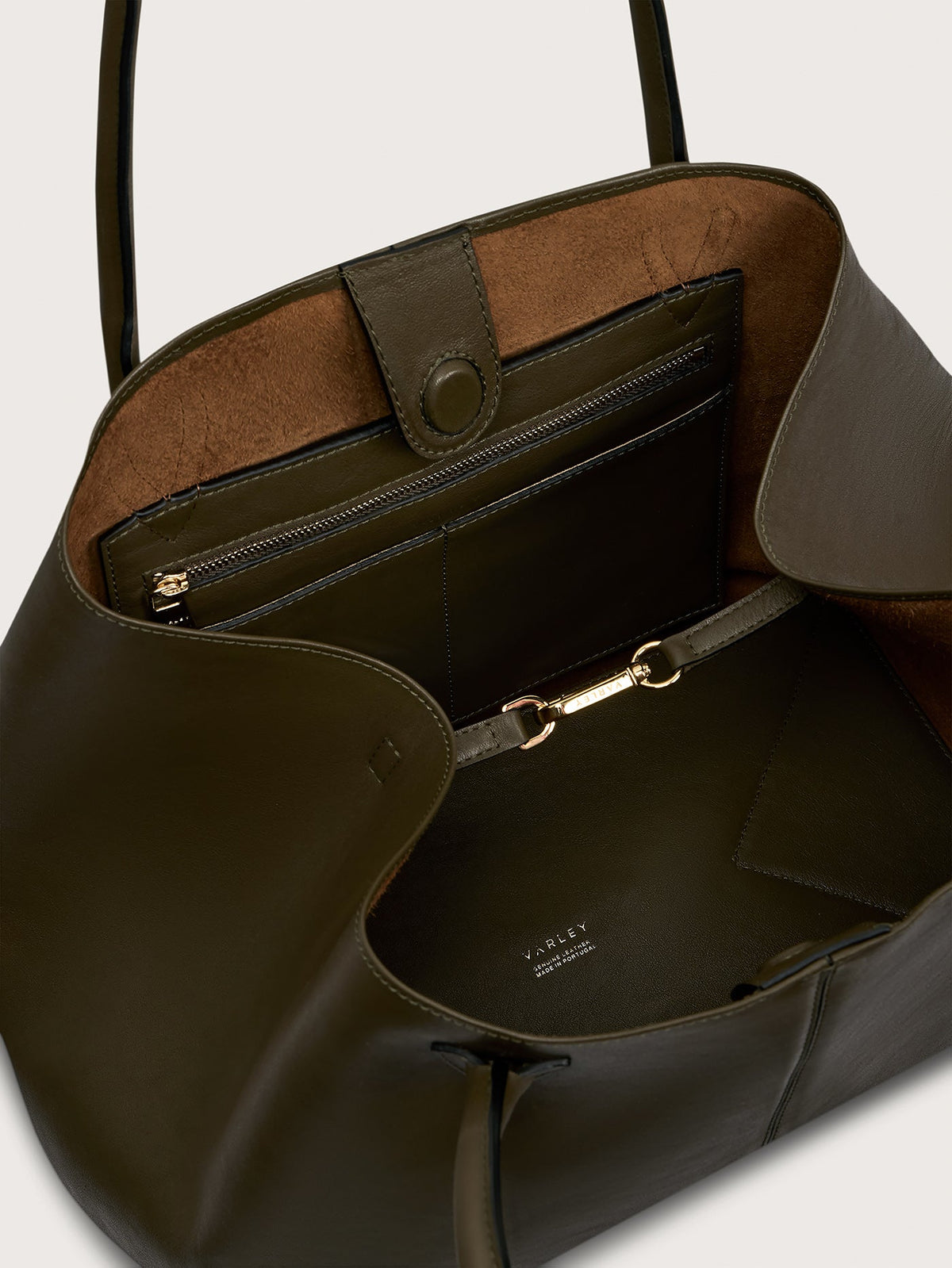Loene Tote Bag Medium Leather - Refined Everyday Style | Varley Trusted