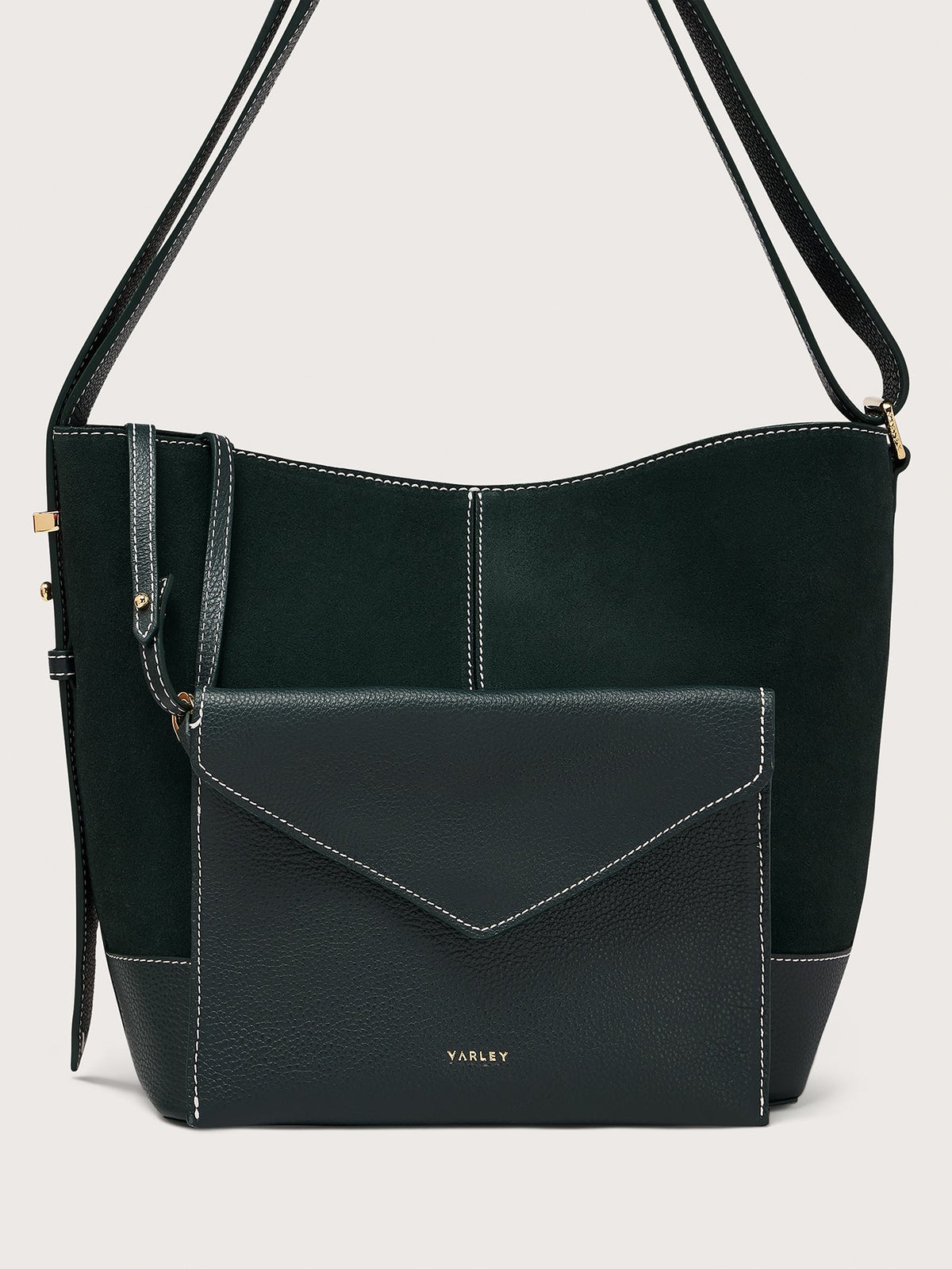 Heath Bucket Bag Medium Suede - Modern Suede Bucket Bag | Varley Latest