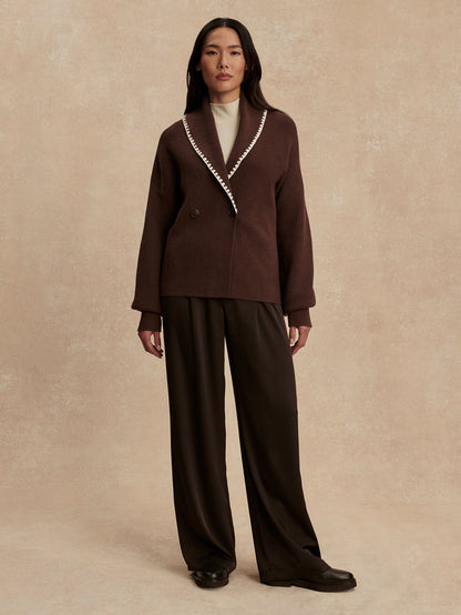 Totley Shawl Collar Knit | Varley Everyday
