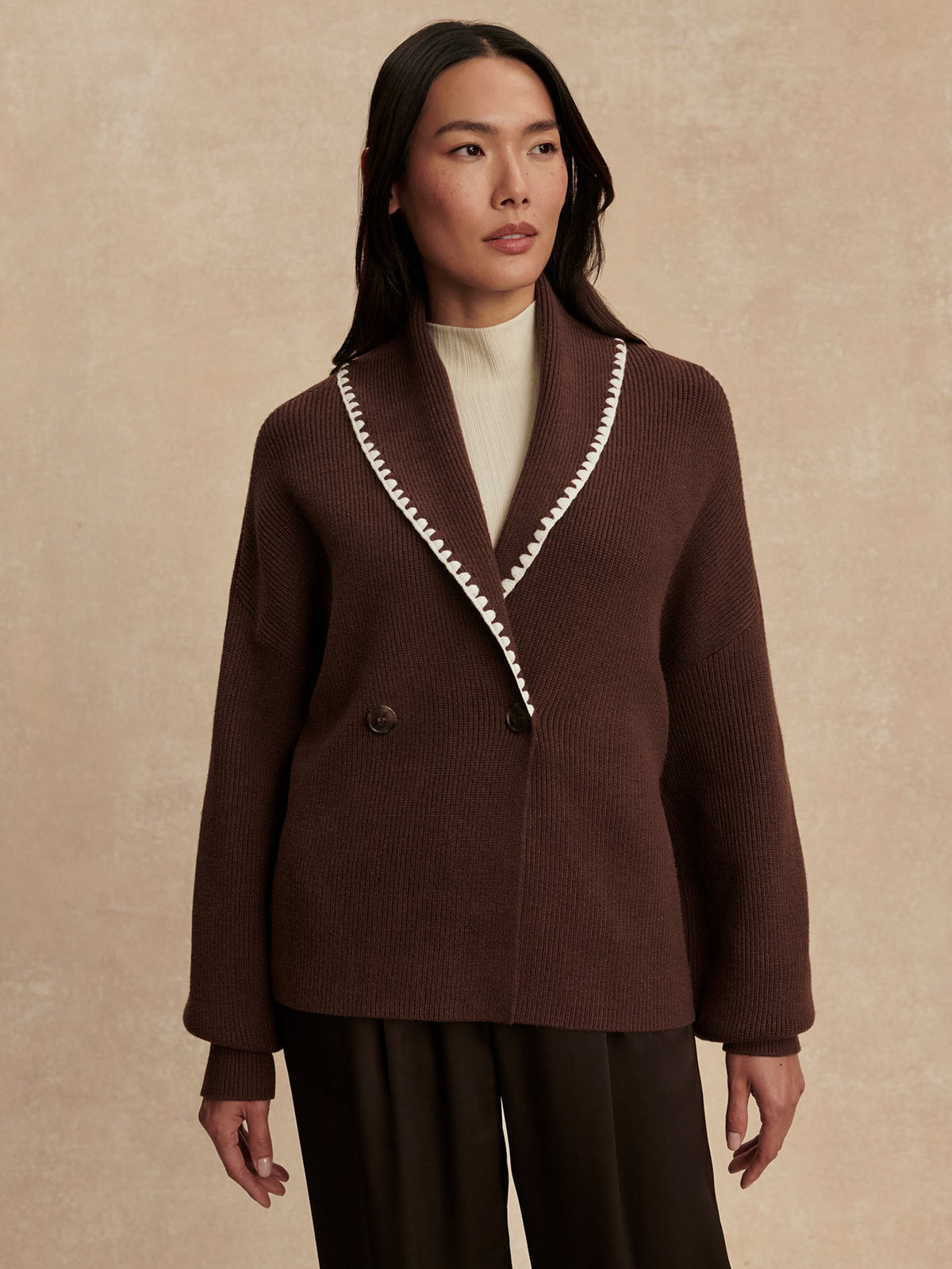 Totley Shawl Collar Knit | Varley Everyday