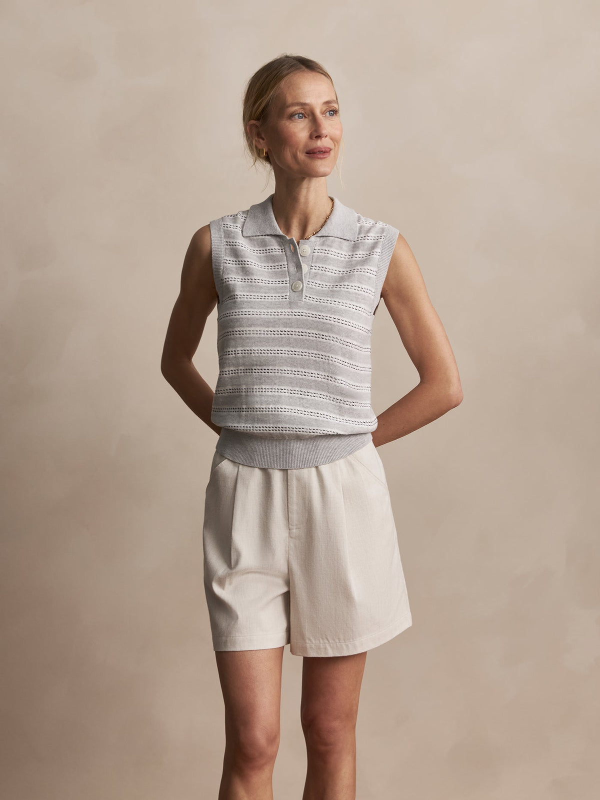 Dannah Stripe Knit Top | Varley Sale