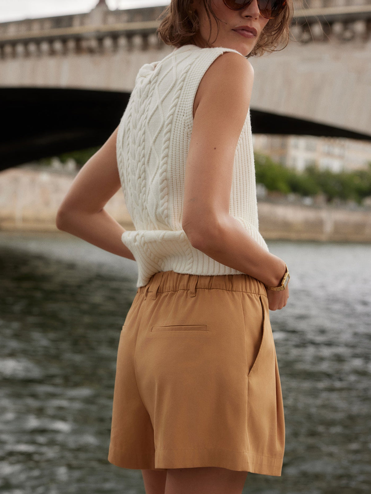 Tatyana Cable Knit Vest | Varley Best Price