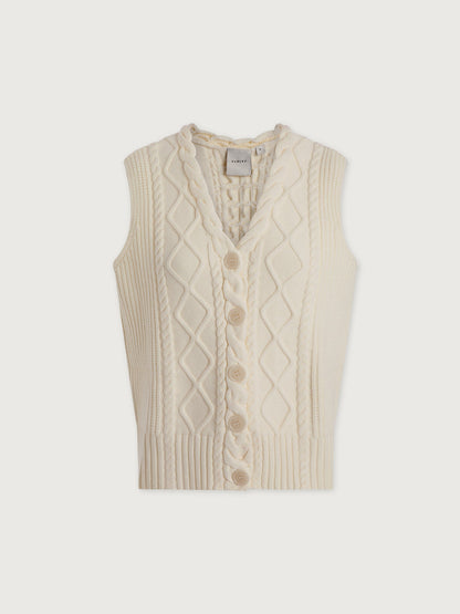 Tatyana Cable Knit Vest | Varley Best Price