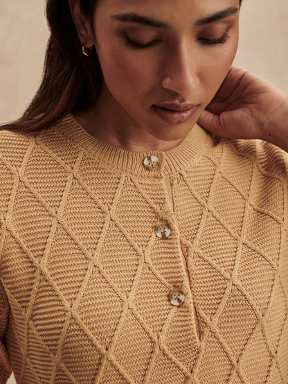 Merryn Diamond Knit Top | Varley Exclusive