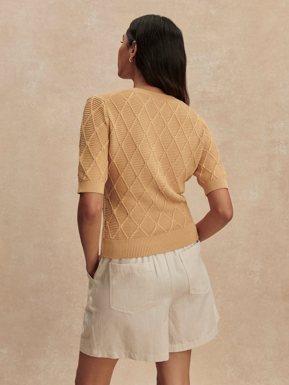 Merryn Diamond Knit Top | Varley Exclusive
