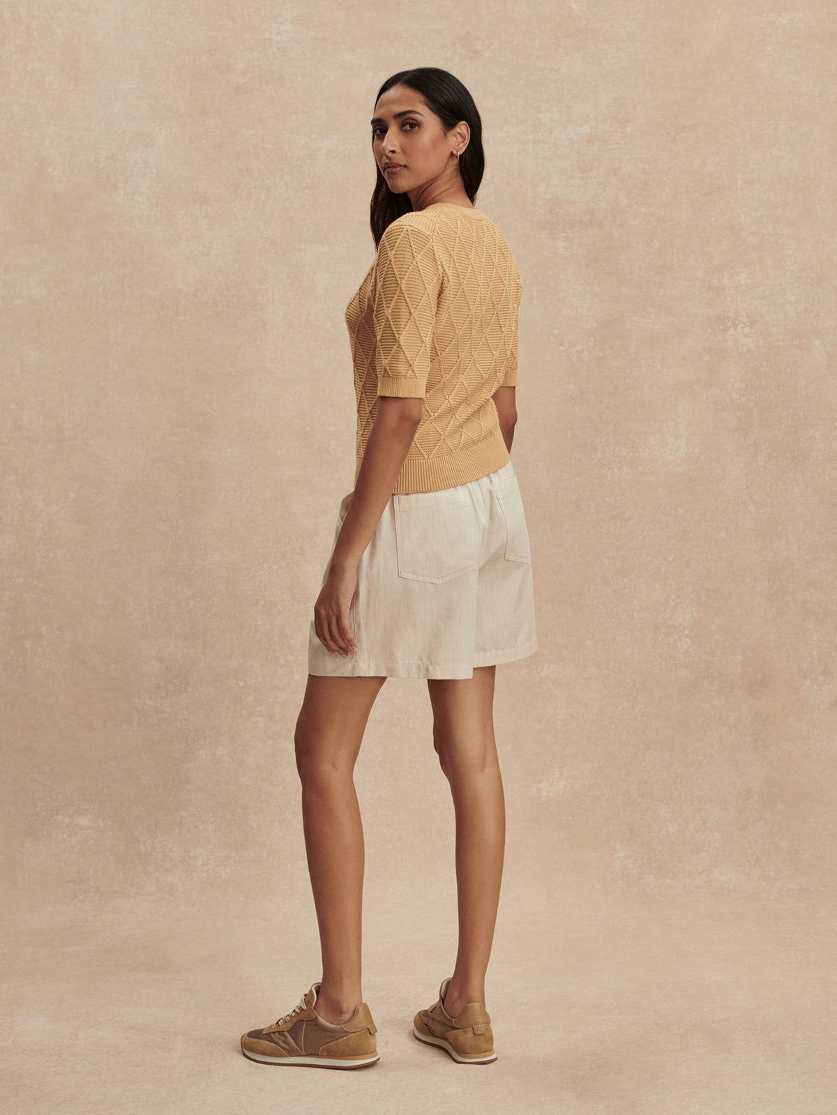 Merryn Diamond Knit Top | Varley Exclusive