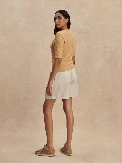 Merryn Diamond Knit Top | Varley Exclusive