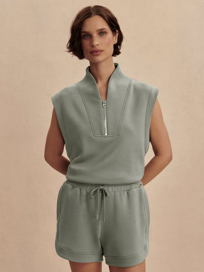 Loretta Half-Zip Sleeveless Sweat | VARLEY US | Varley Hot Sale