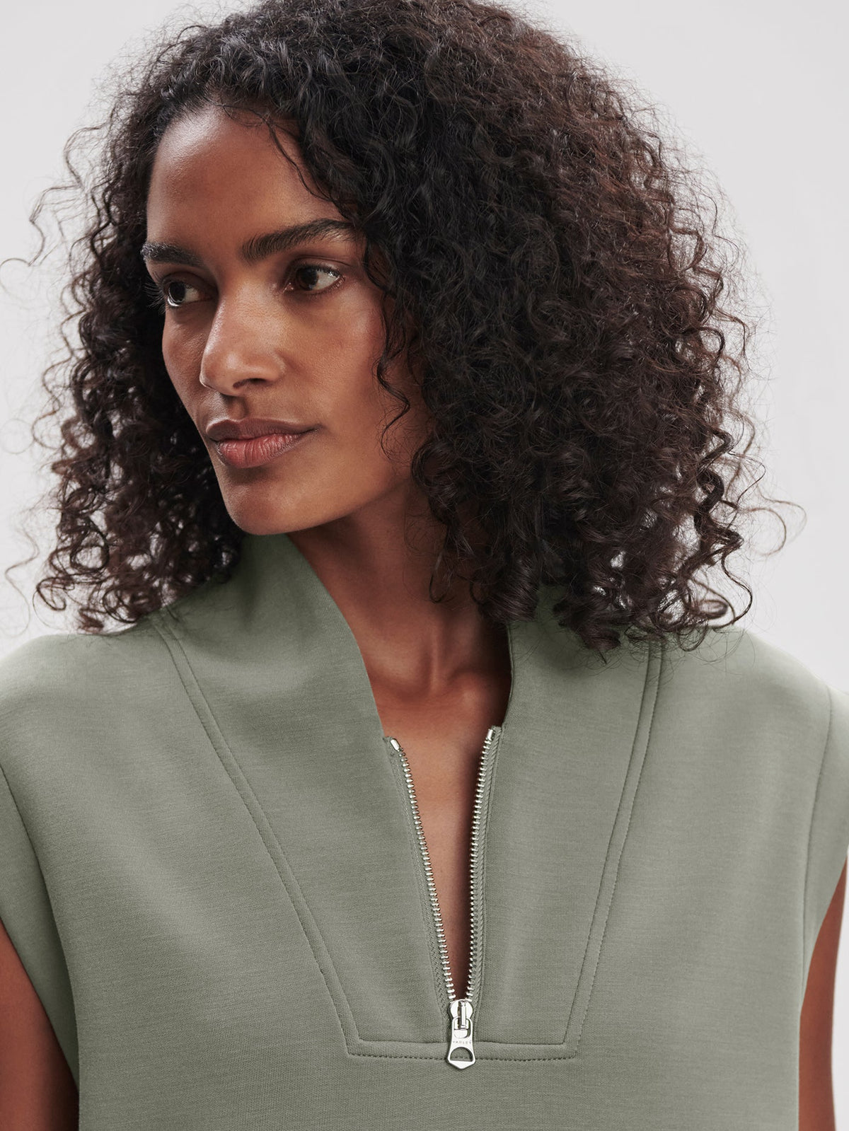 Loretta Half-Zip Sleeveless Sweat | VARLEY US | Varley Hot Sale