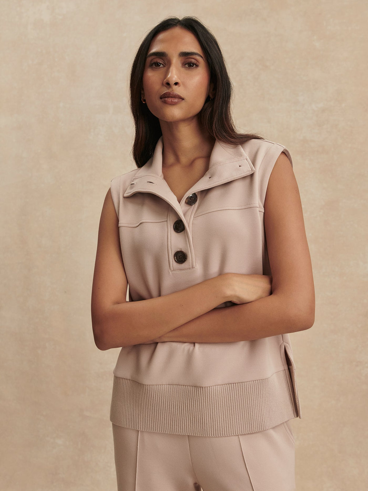 Conall Button Tank | Varley Special Offer