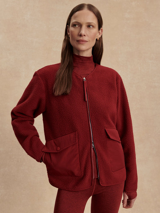 Marina Collarless Fleece | Varley Smart Buy