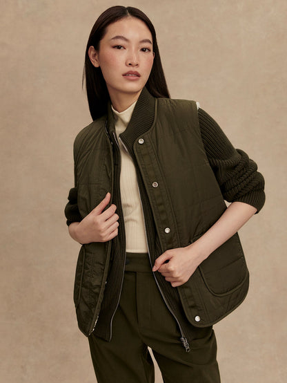 Audrea Reversible Gilet | Varley Exclusive