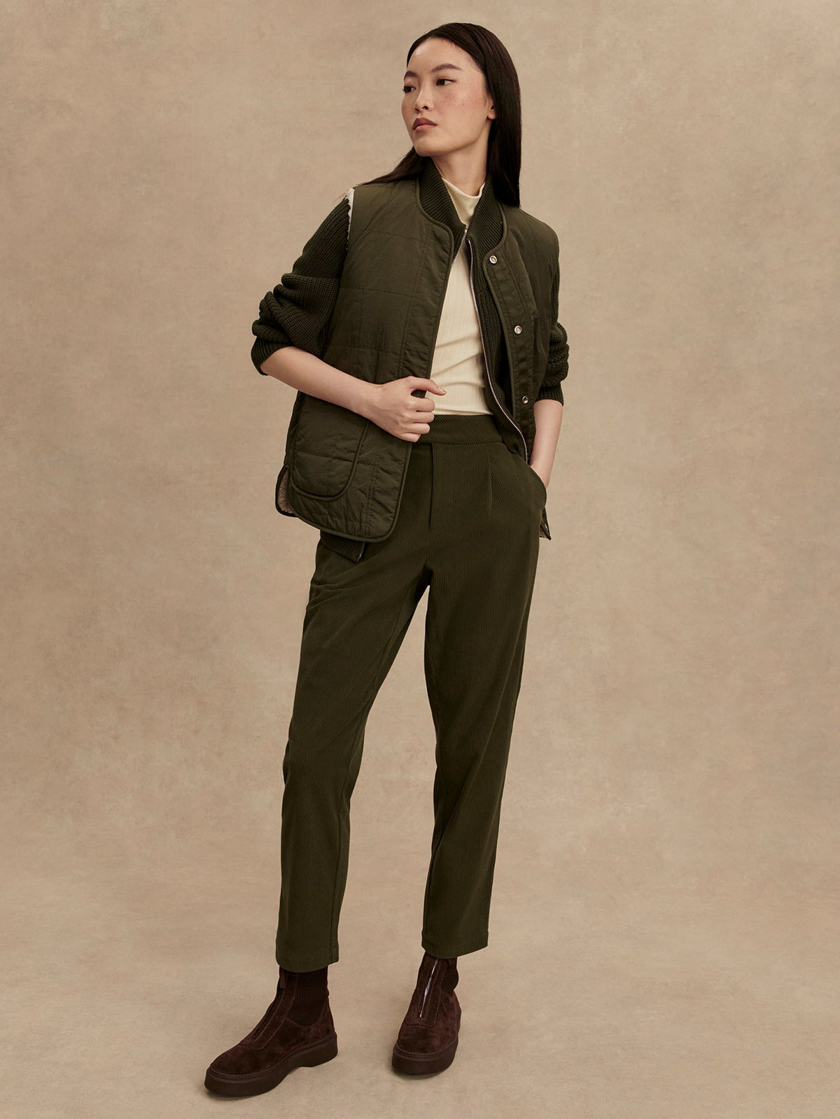 Audrea Reversible Gilet | Varley Exclusive
