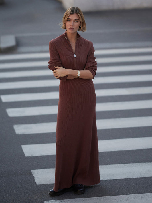 Burnet Zip Knit Maxi Dress | Varley Value
