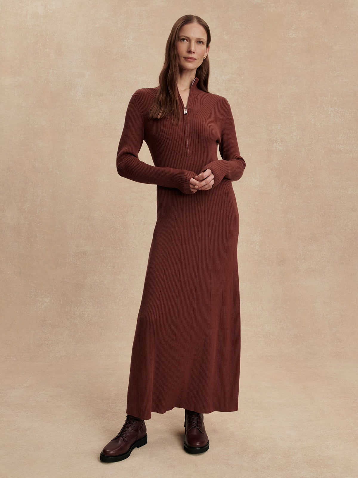 Burnet Zip Knit Maxi Dress | Varley Value
