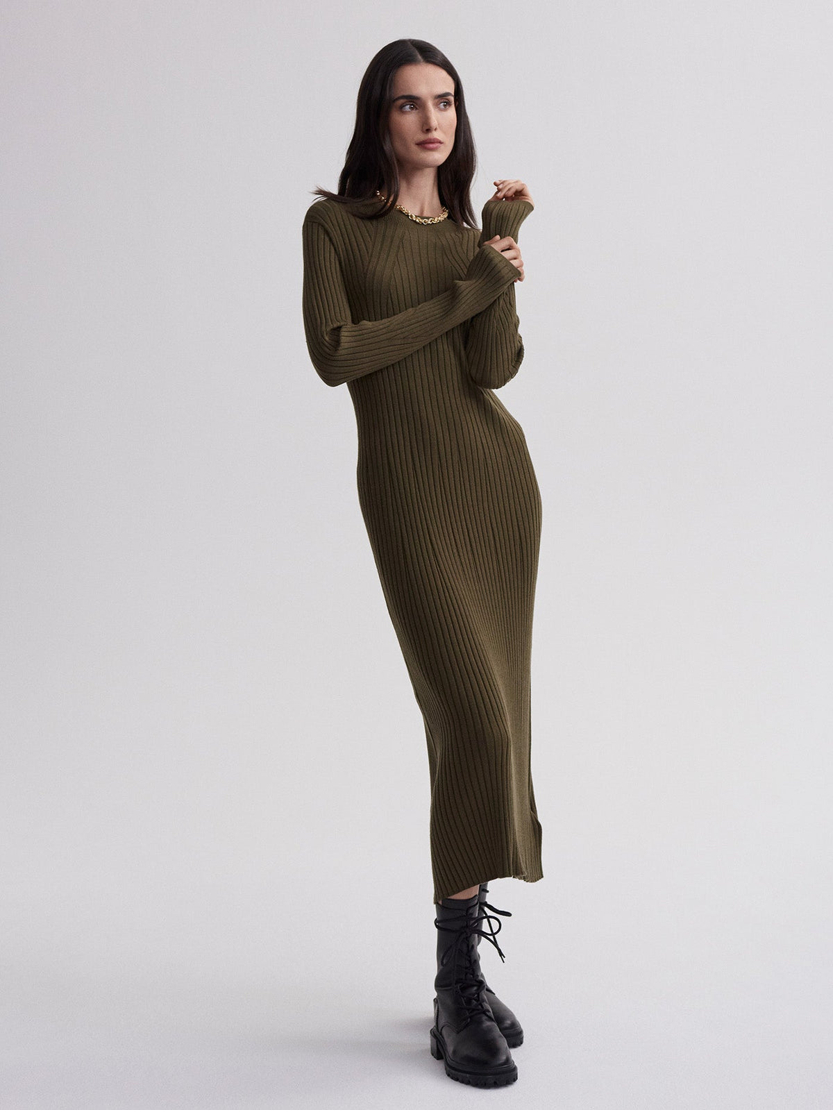 Axel Rib Knit Midi Dress | Varley Best Price