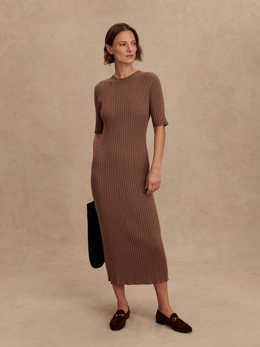 Maeve 2.0 Rib Knit Midi Dress | Varley Special Offer