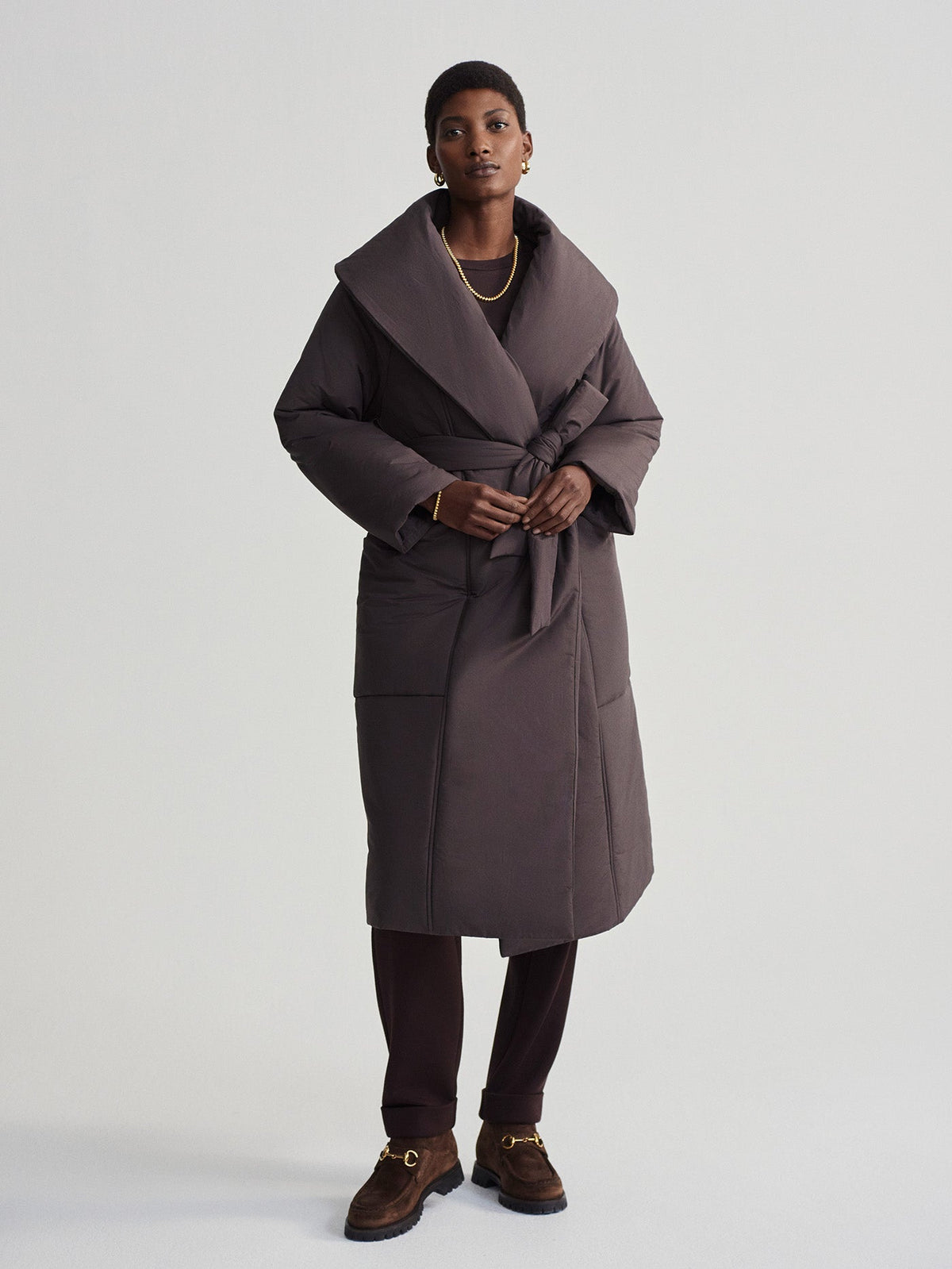 Ana Long Wrap Coat | Varley Best Seller