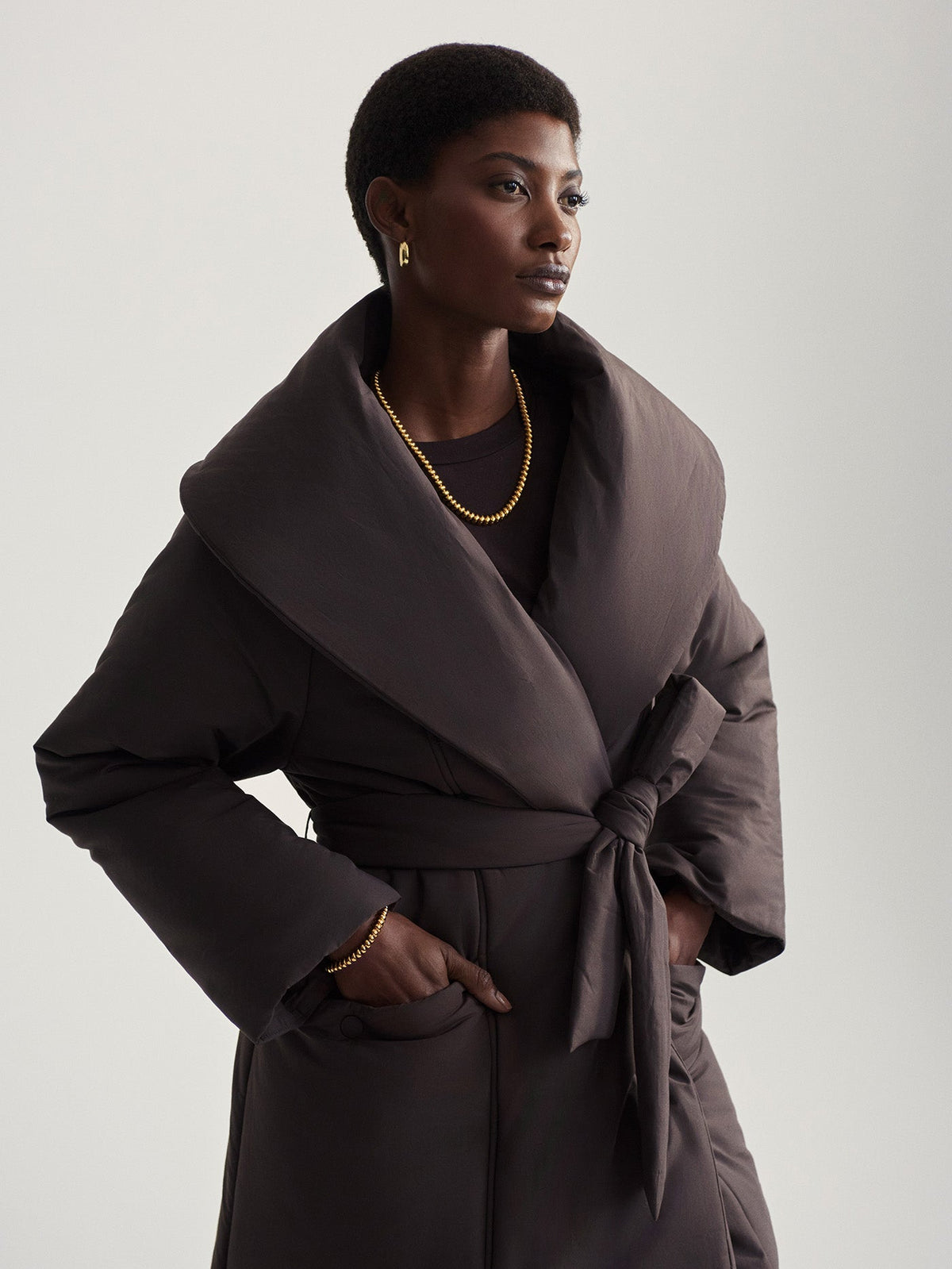 Ana Long Wrap Coat | Varley Best Seller