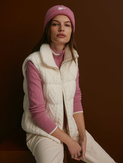 Irina Cable Knit Gilet | Varley Best Price