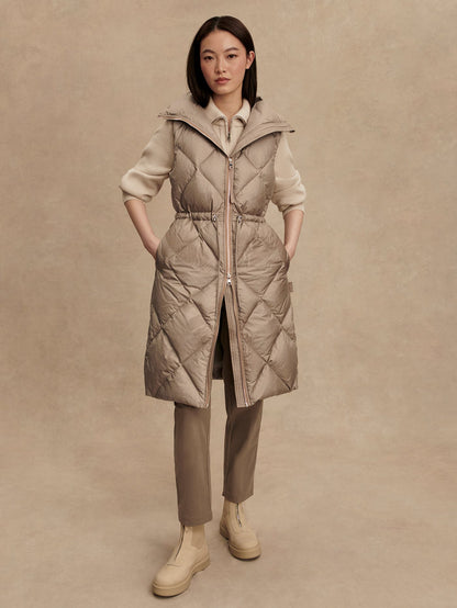 Navine Long Down Gilet | Varley Special Offer
