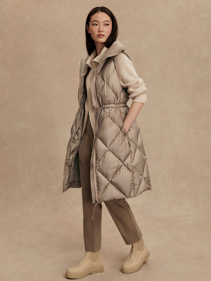 Navine Long Down Gilet | Varley Special Offer