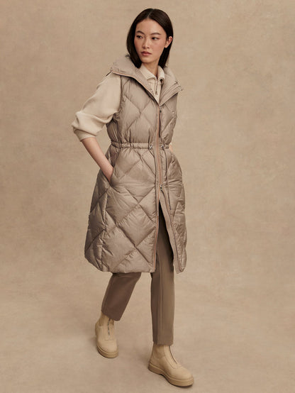 Navine Long Down Gilet | Varley Special Offer