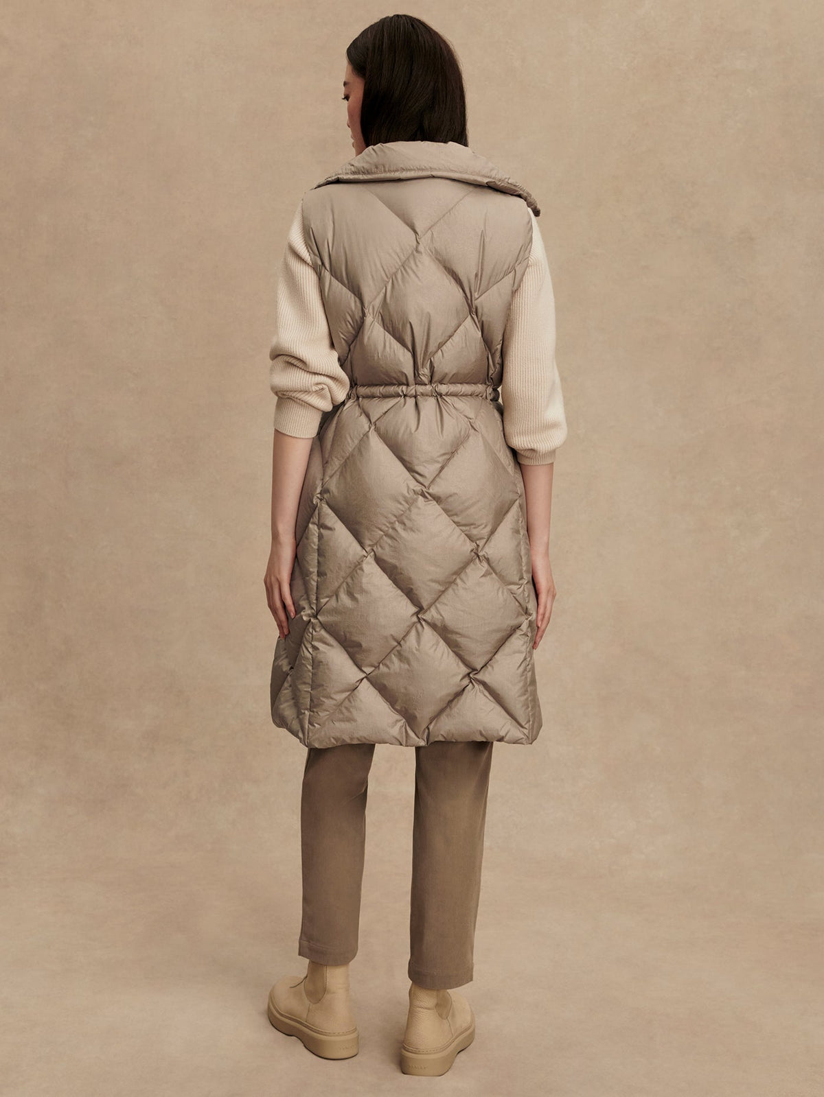 Navine Long Down Gilet | Varley Special Offer