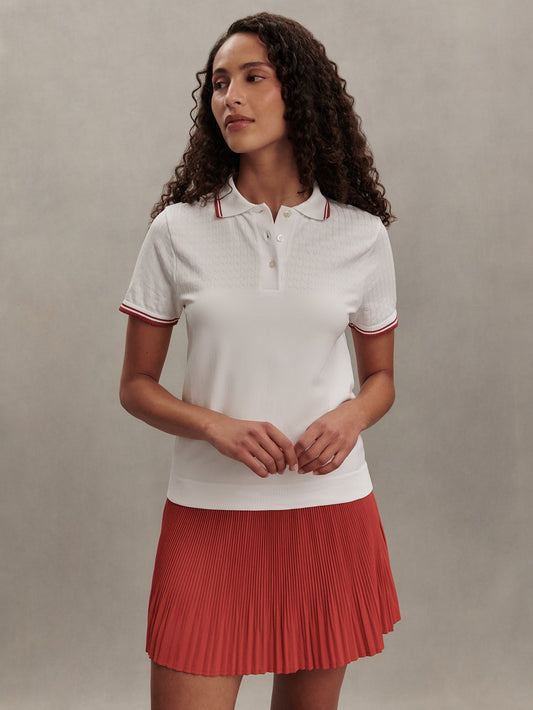 Mickey Seamless Polo Shirt | Varley Exclusive