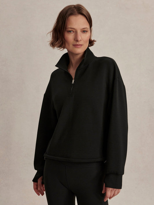 Sian Cropped Half-Zip Active Sweatshirt | Varley Best Seller