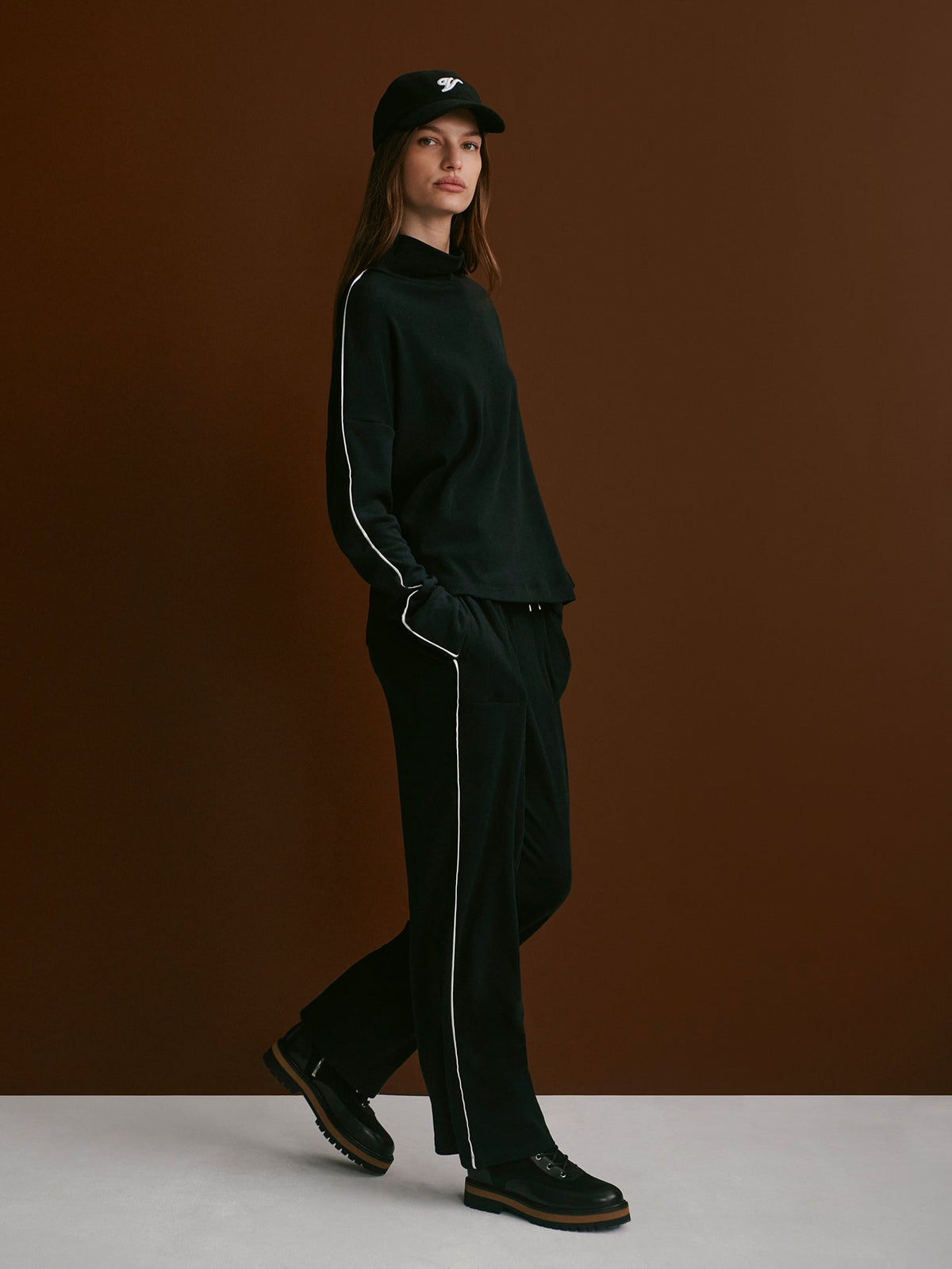 Brushed Rib Straight Leg Pant 30 | Varley Premium