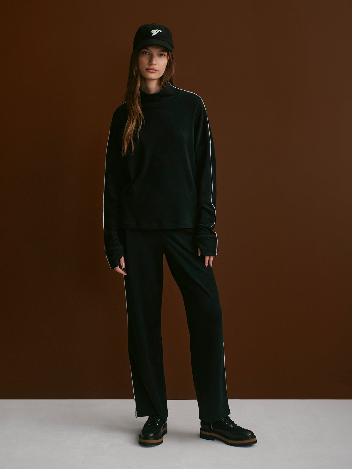Brushed Rib Straight Leg Pant 30 | Varley Premium