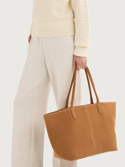 Louey Tote Bag Medium Suede - Premium Everyday Tote | Varley Special Offer