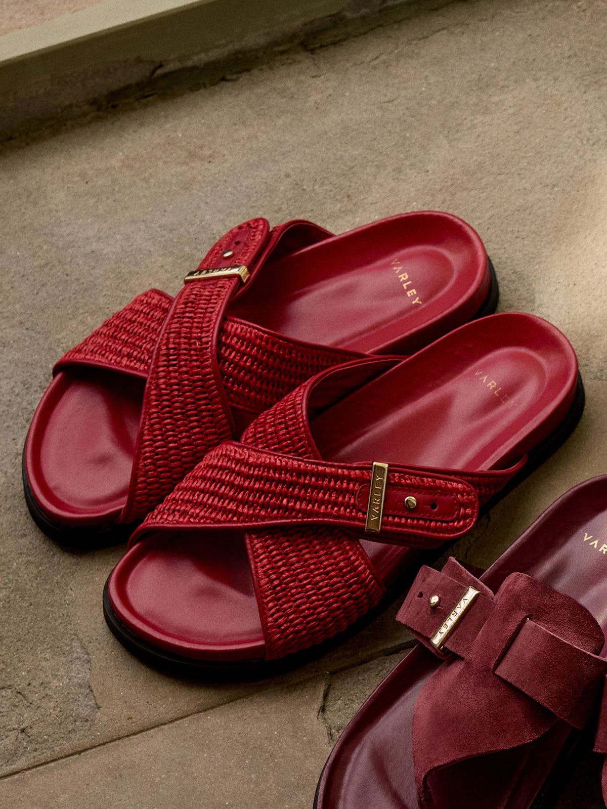 Esla Slide Sandals Textile | Varley Trending