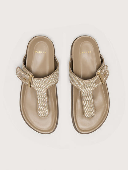 Aisne Toe Post Sandals Textile | Varley Classic